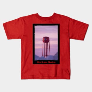 Red Lake Nation Polaroid Kids T-Shirt